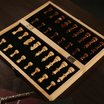 StratEdge Magnetic Folding Chess Set