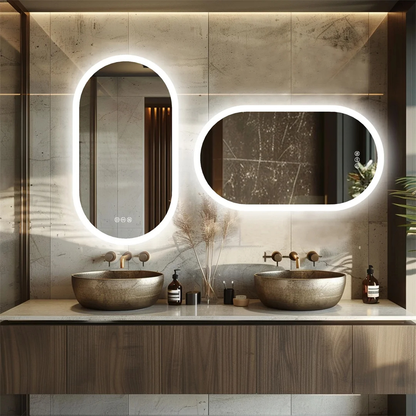 LumiOval LED Bathroom Mirror