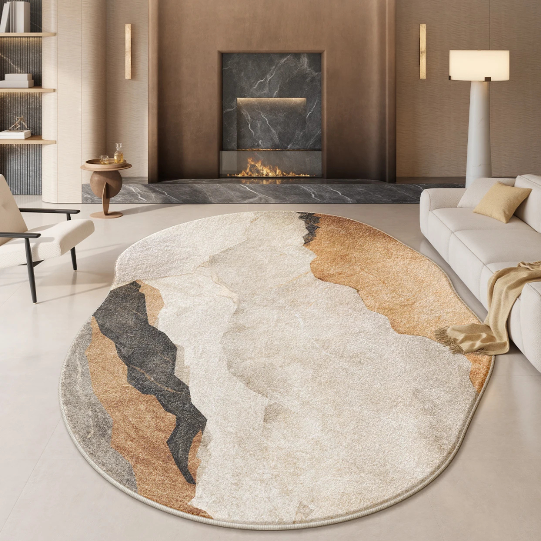 MarbleFlow Living Rug