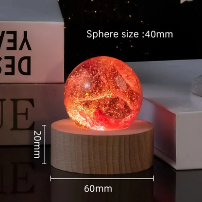 CosmicGlow Crystal Lamp