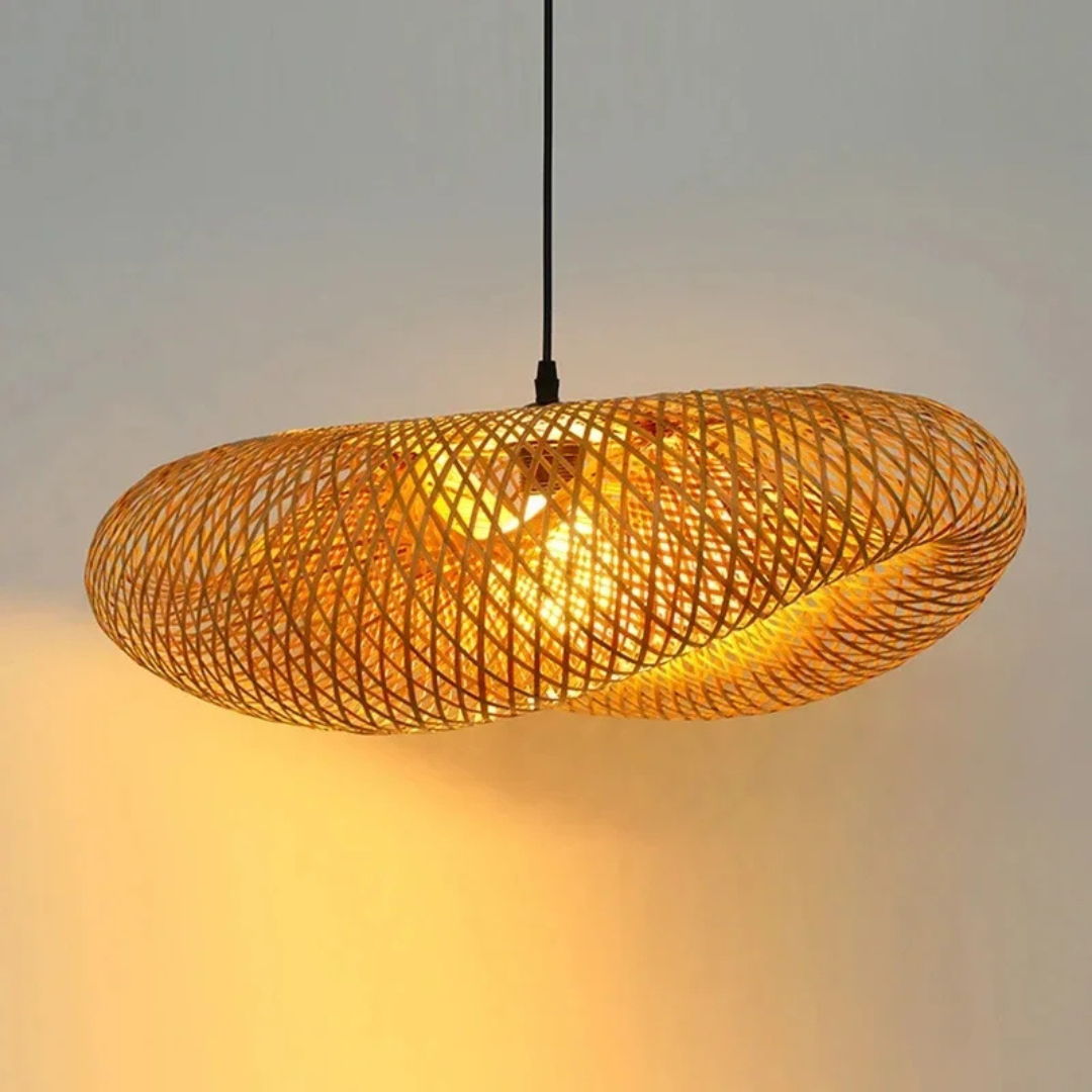 WaveWeave Bamboo Pendant Light