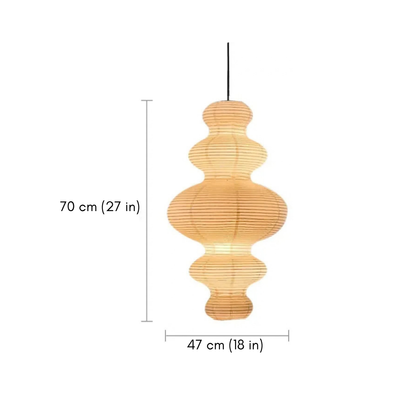 Lumea Sculptural Paper Pendant Light