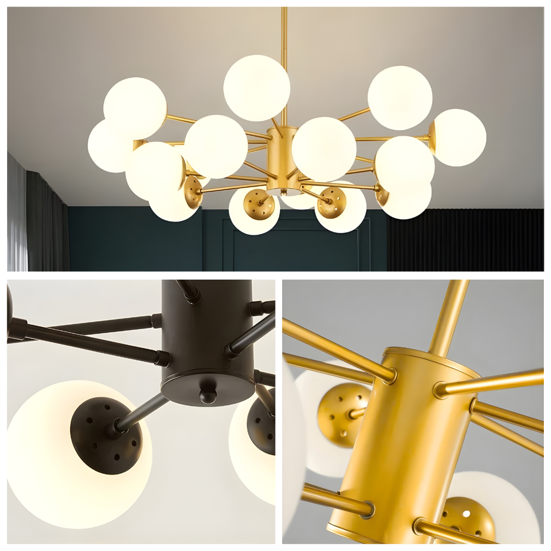 HausGlow Orbit Chandelier