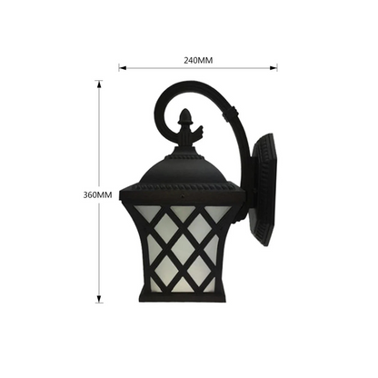 RusticGlow Wall Lantern