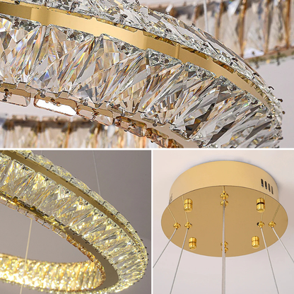 LumiHalo Crystal Chandelier