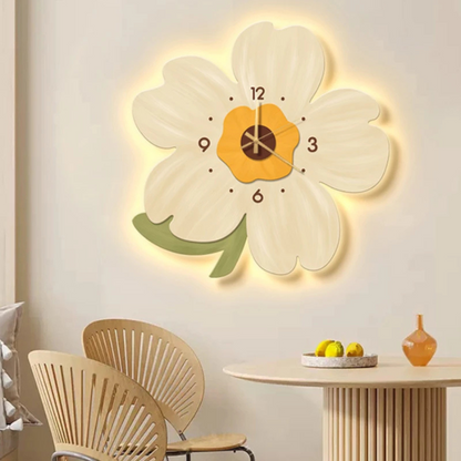 LumeBloom Backlit Wall Clock