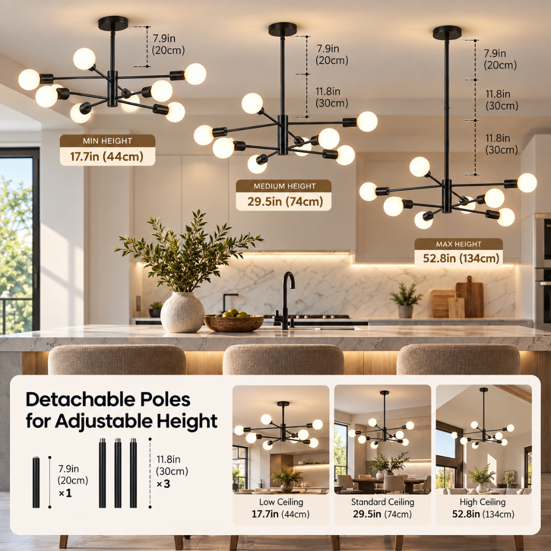 HausGlow Branch Chandelier