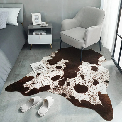 RusticLuxe Faux Cowhide Rug