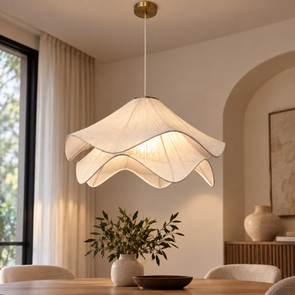 Lumelle Petal Fabric Pendant Light