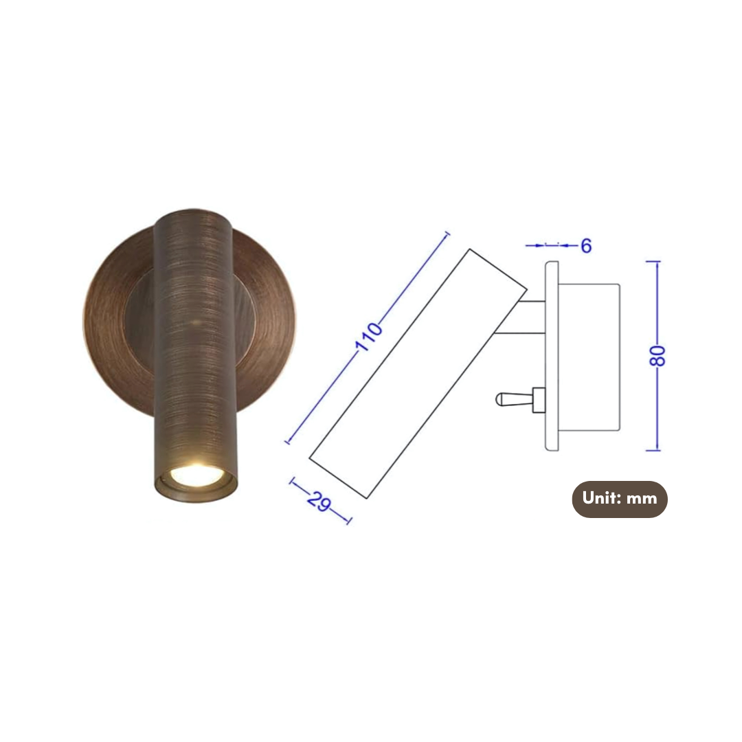LumiCast Bedside Wall Light