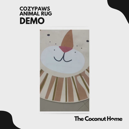 CozyPaws Animal Rug