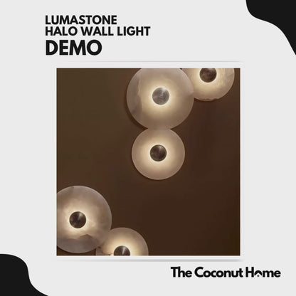 LumaStone Halo Wall Light