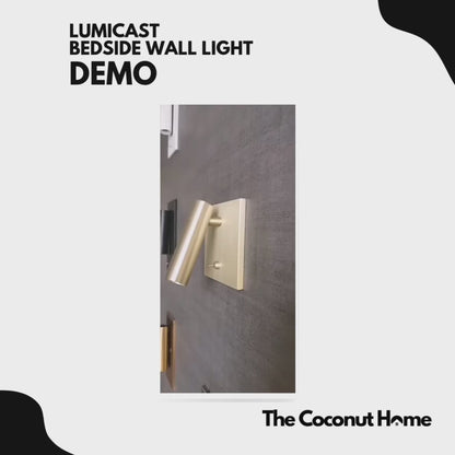 LumiCast Bedside Wall Light