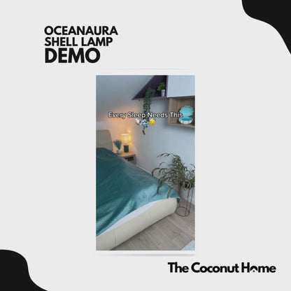 OceanAura Shell Lamp